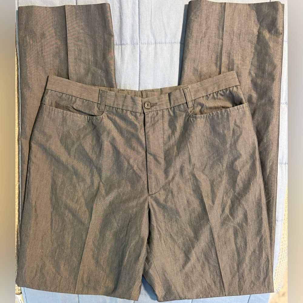 Dolce & Gabbana Dress Pants Gray Tailored Italy Mens 33x34 ITTIERRE Read